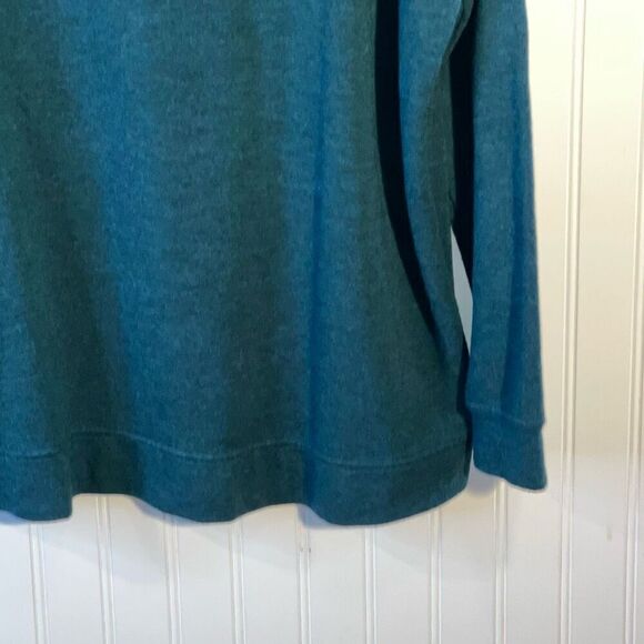 Orvis Cozy Soft Crewneck Sweater Women’s XLarge Green Relaxed Fit Pullover - Picture 12 of 12